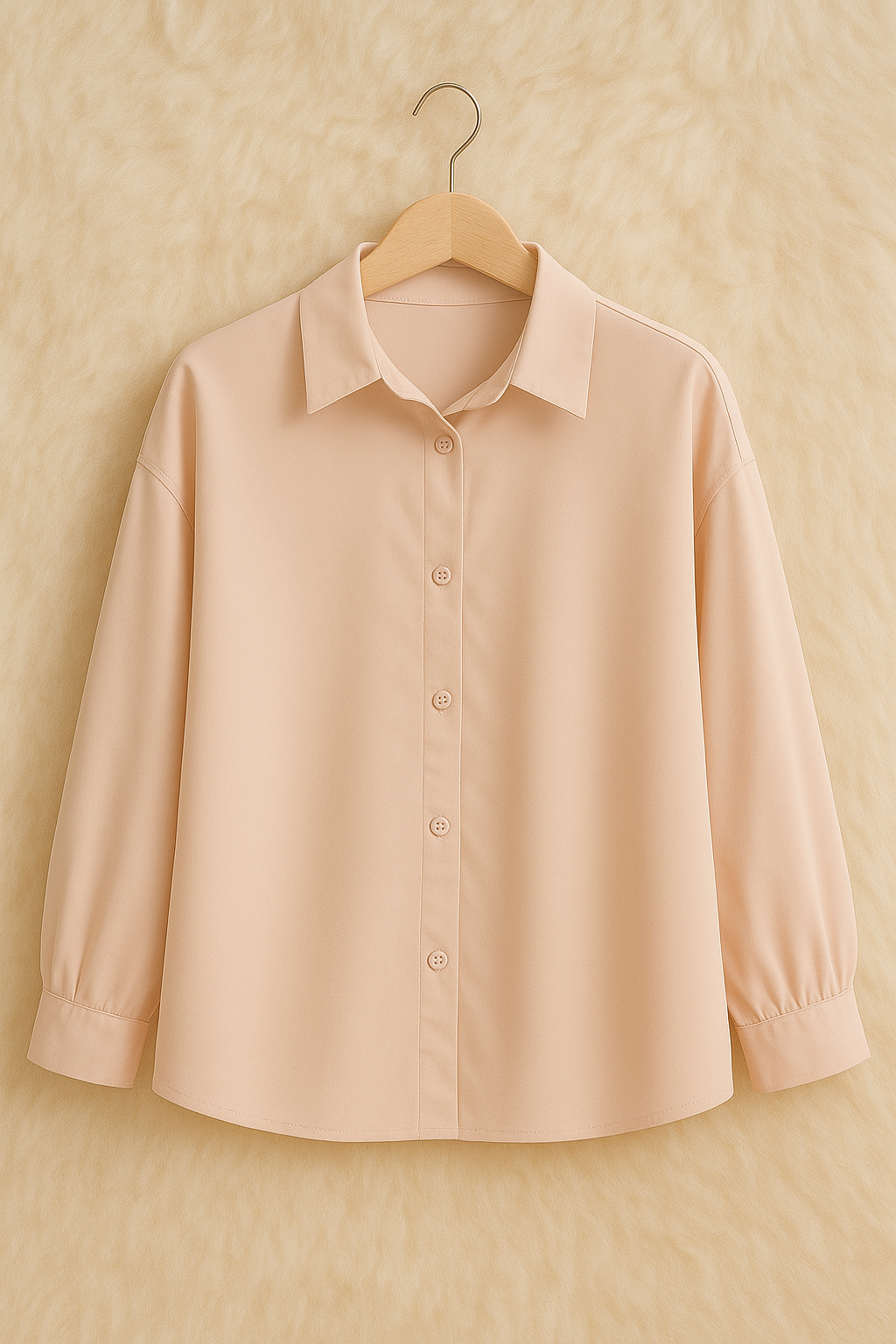 Classic Solid Georgette Shirt