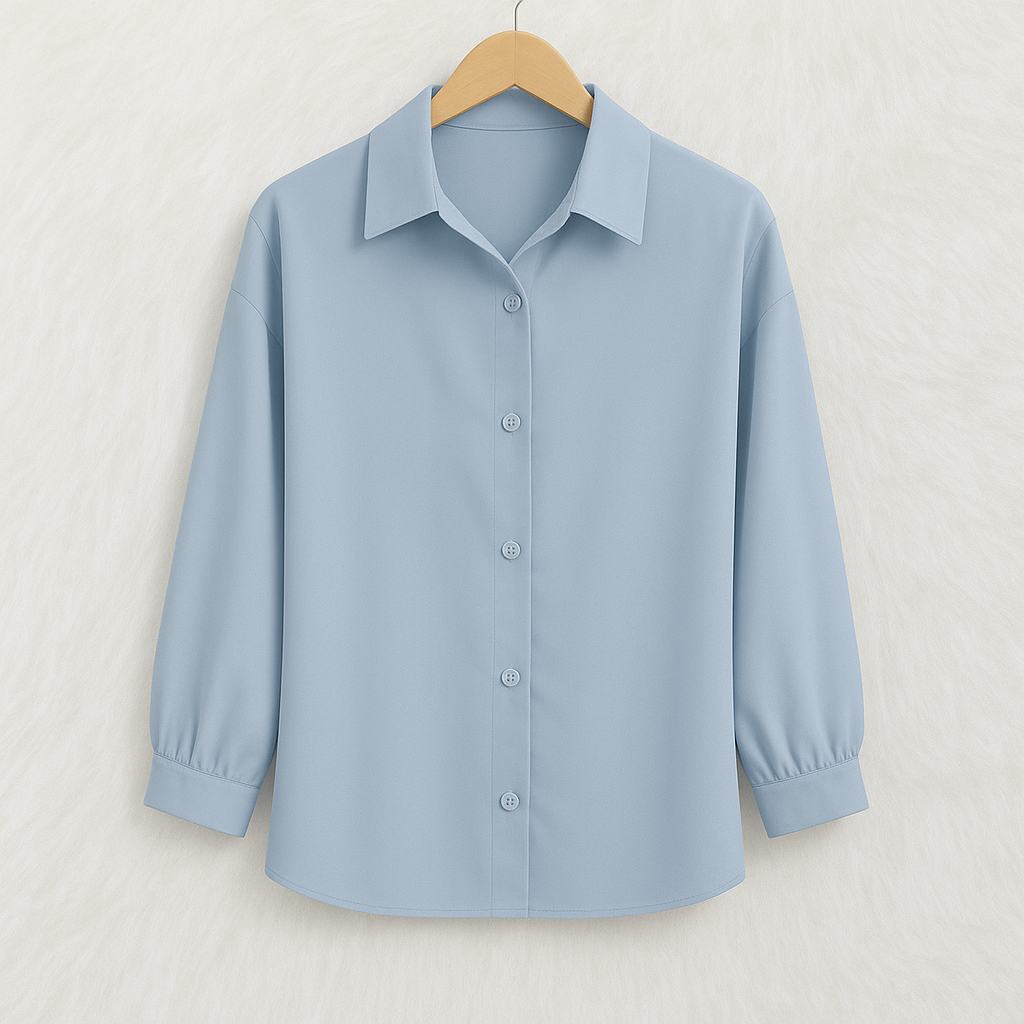 Classic Solid Georgette Shirt