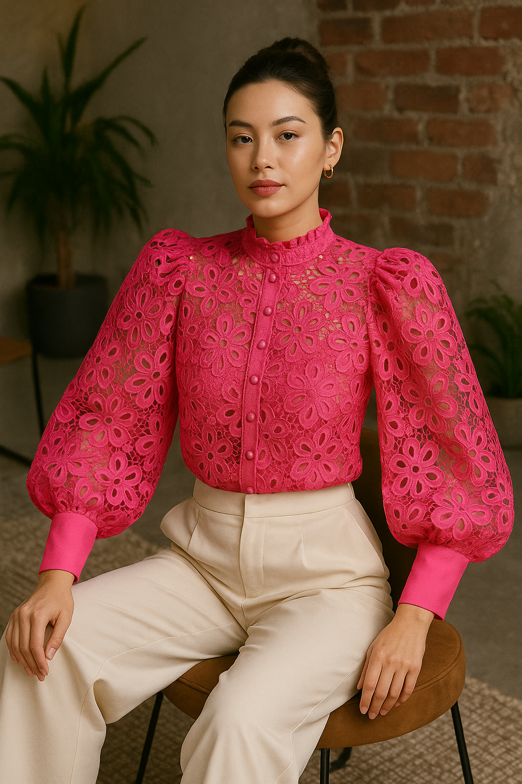 Floral Lace Shirt