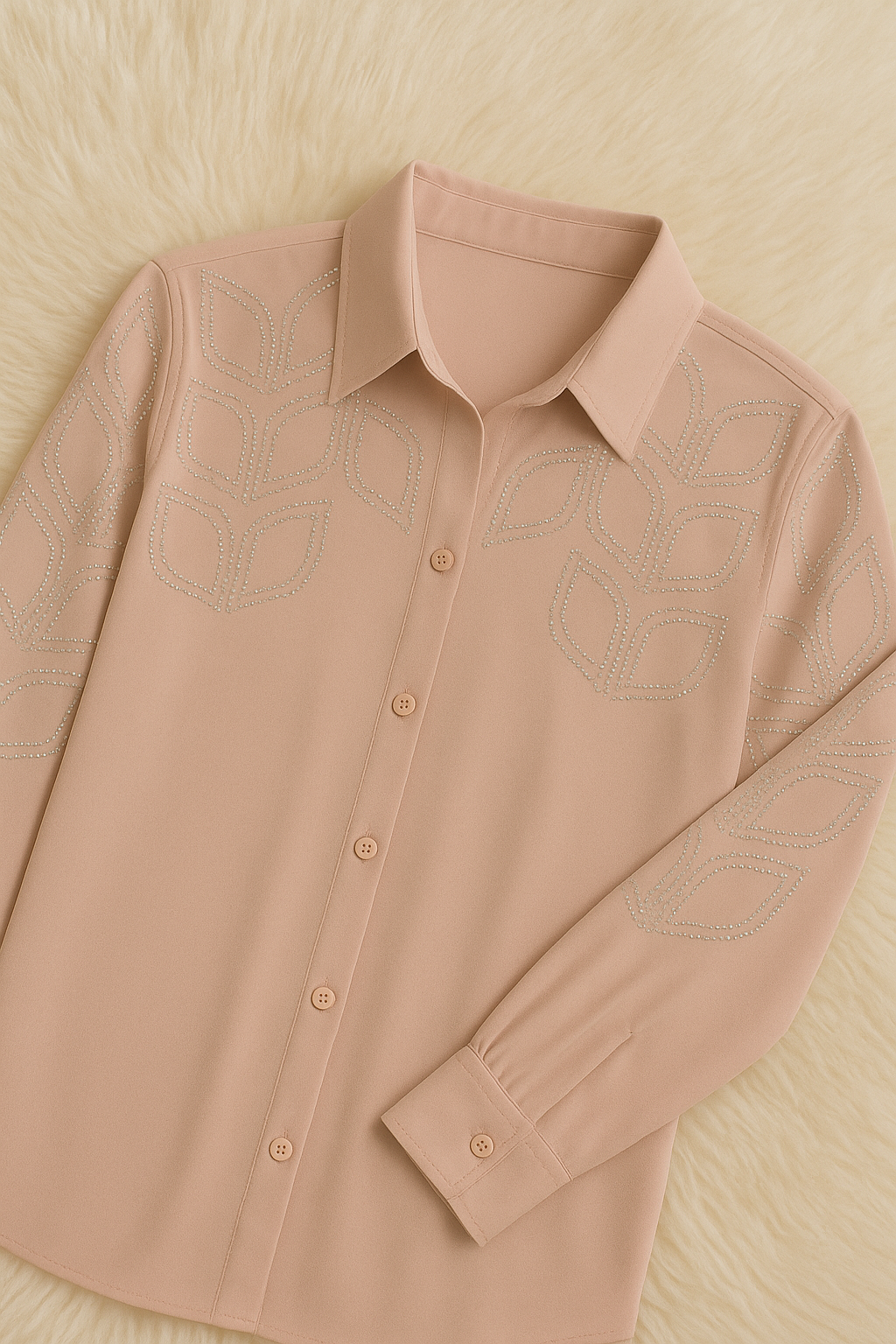 Swarovski Embellished Designer Shirt