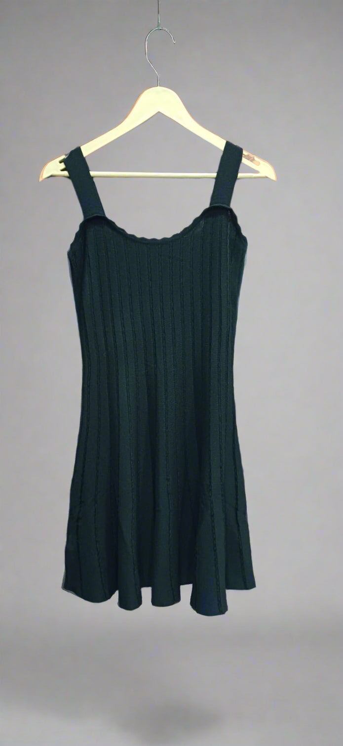 Cotton Knit Noir Dress
