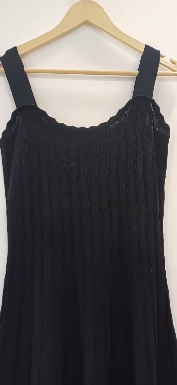 Cotton Knit Noir Dress