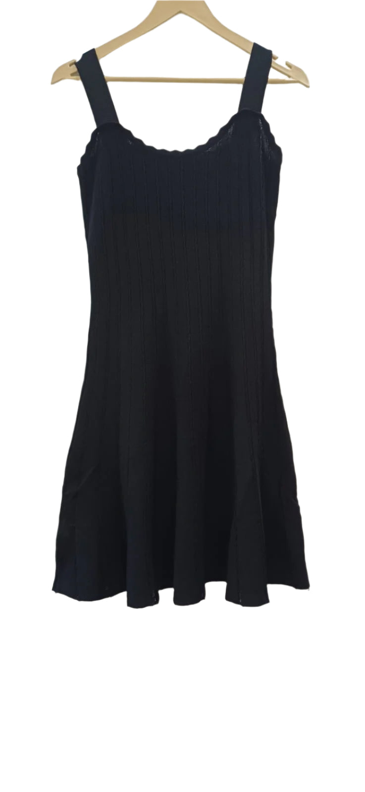 Cotton Knit Noir Dress