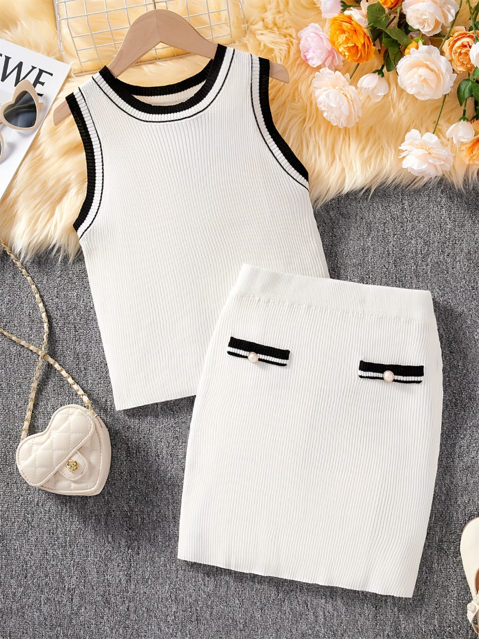 Chic Knit Skirt Co-ord Set