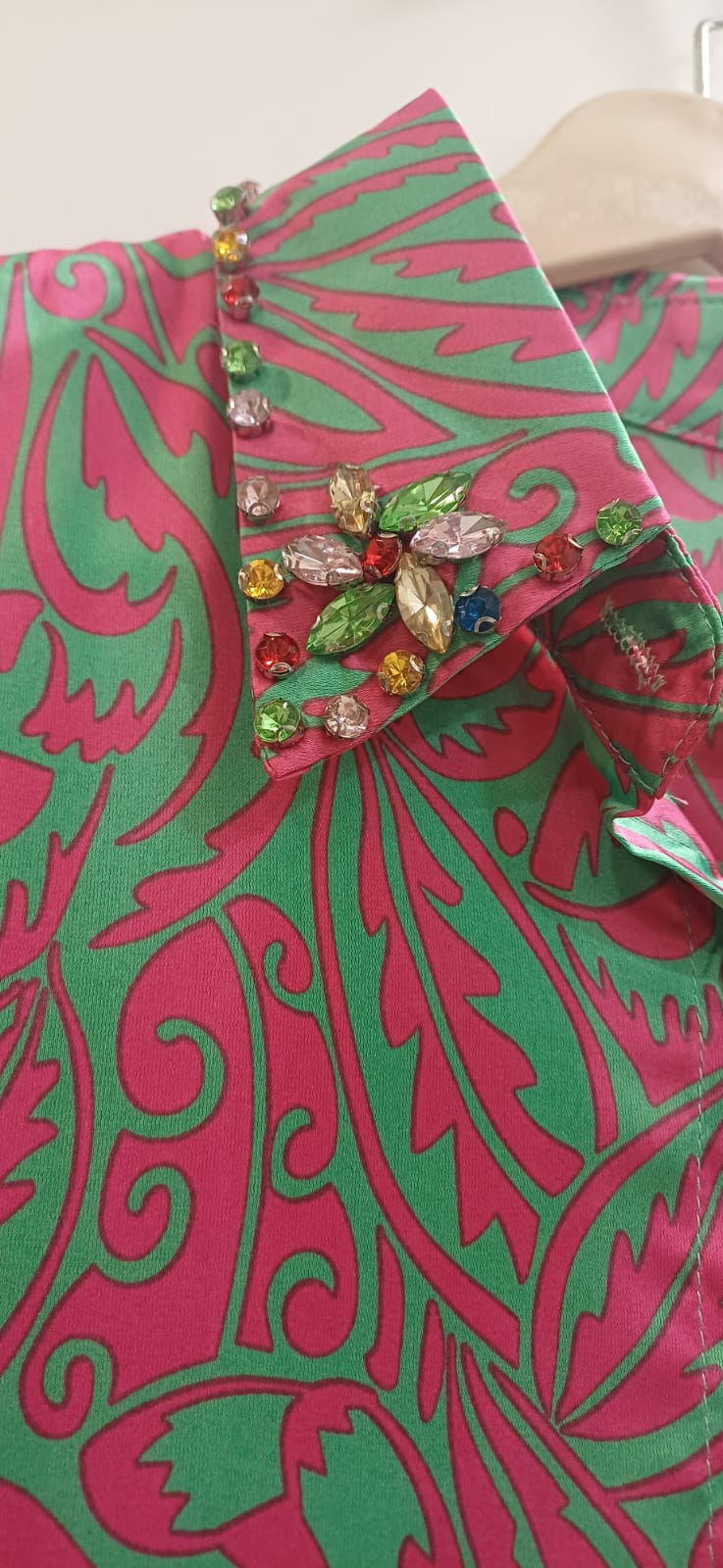 š Sunset Swirl Satin Shirt ā BStuzio Exclusive