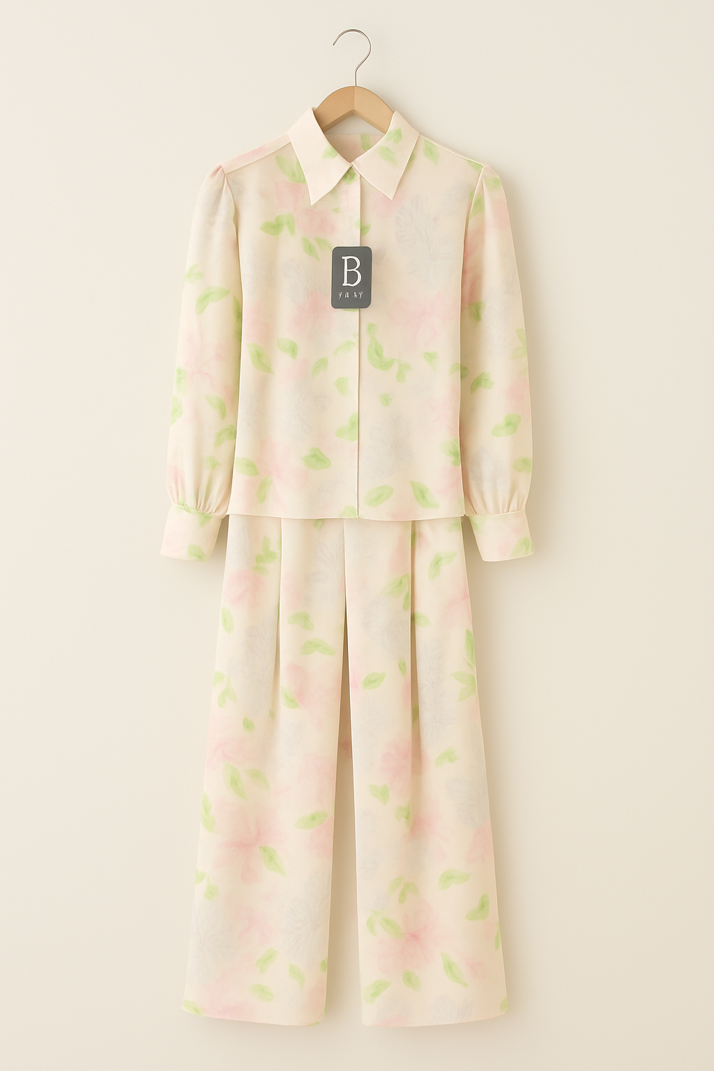 Blush Pastel Floral Co-ord Set