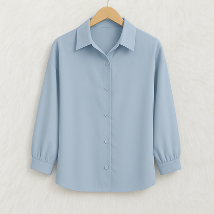Classic Solid Georgette Shirt