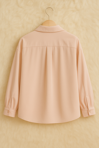 Classic Solid Georgette Shirt