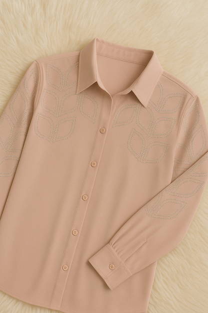 Swarovski Embellished Designer Shirt