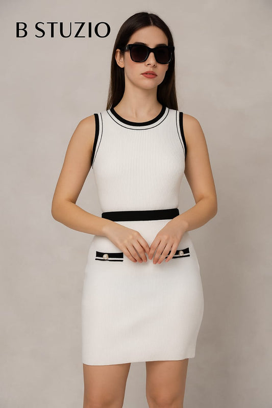 Chic Knit Skirt Co-ord Set