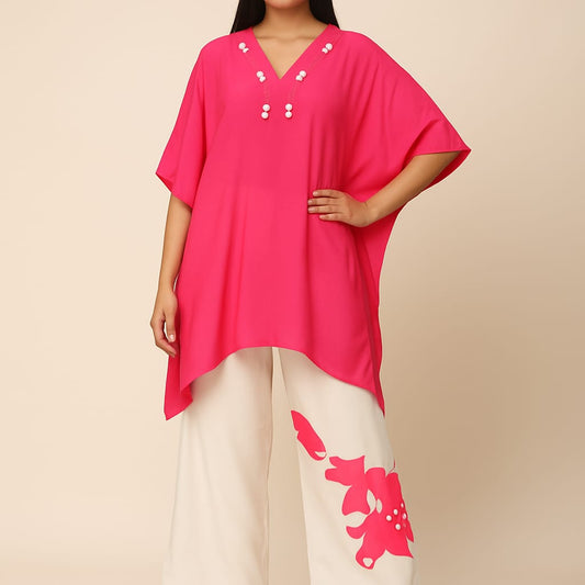 Pink Bloom Printed Co-ord Set