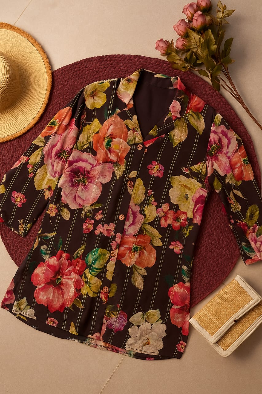 Pure Chinon Festive Kurta