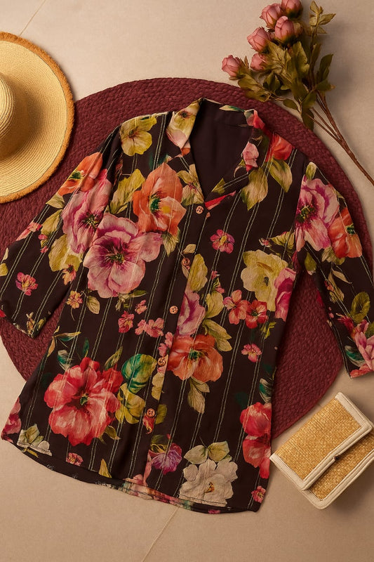 Pure Chinon Festive Kurta