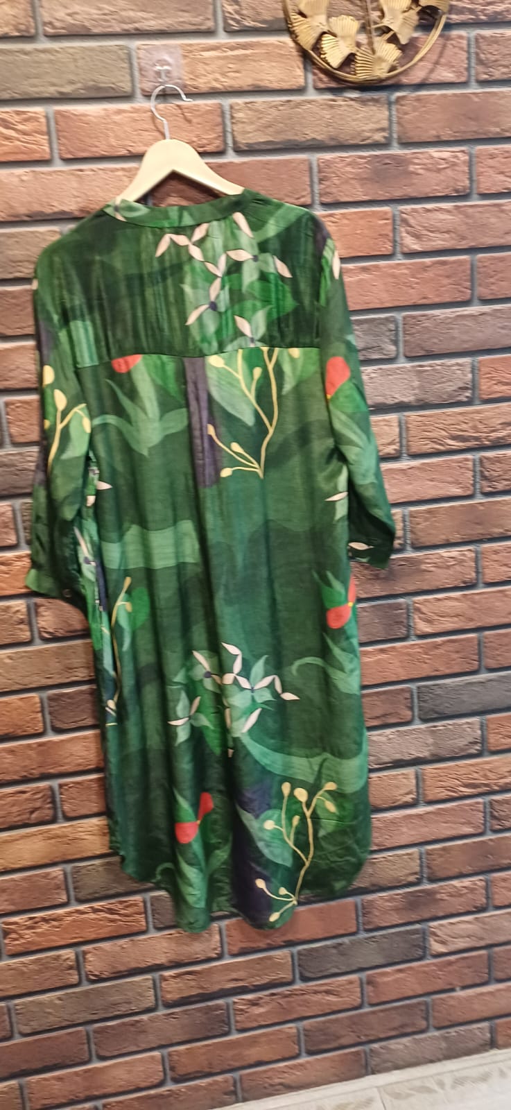 Emerald Garden Printed Kurta Dress