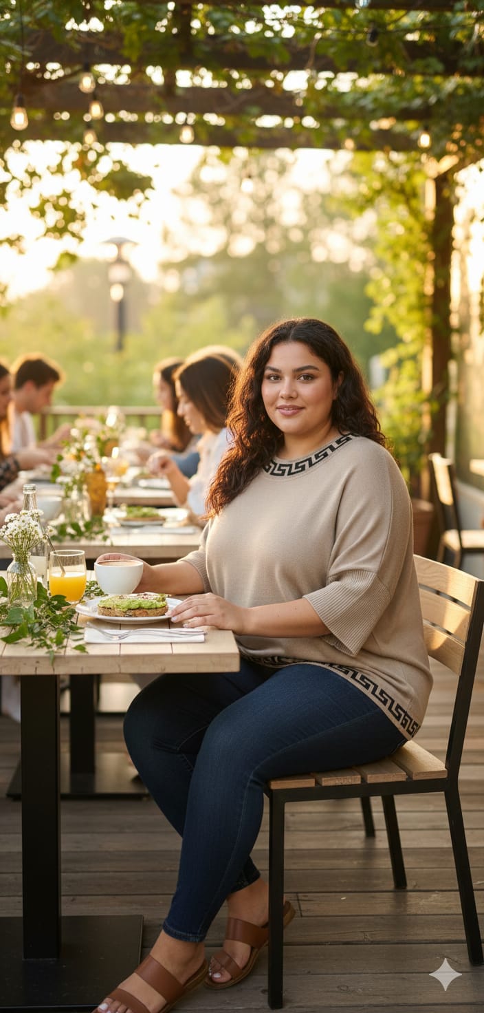 Plus Size Soft Knit Top