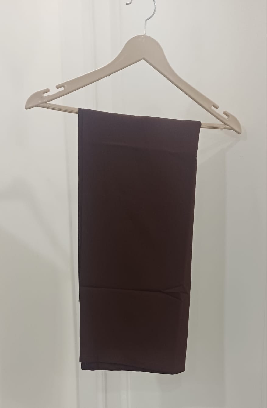 Brown Embroidered Cotton Co-ord Set